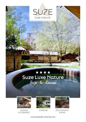 Suze Luxe Nature - Camping 4 étoiles à Suze-la-Rousse