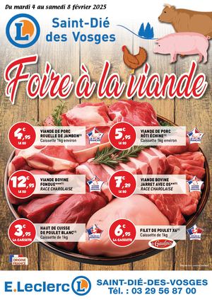 Leclerc Stdie Foire à La Viande