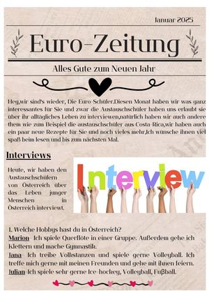 Journal Allemand N°05 - Janvier 2025