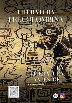 Literatura Precolombina-Ian Aldo Yahir Paredes Cueto Undécimo "A"
