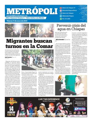 Metrópoli Viernes 31 De Enero 2025