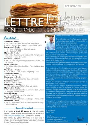 Lettre D'informations Février 2025