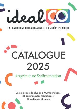 Catalogue ENVIRONNEMENT - Agriculture & Alimentation