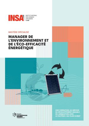 Mastère spécialisé Manager de l’Environnement et de l'Eco-Efficacité Energétique - 2024