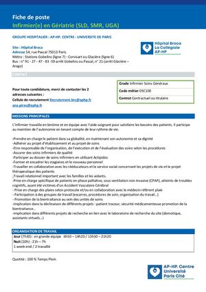 Brc Ide Geriatrie Jour Nuit