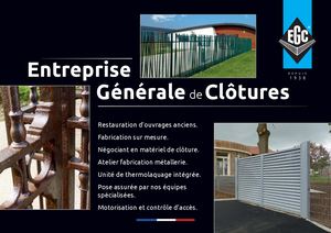Présentation Entreprise Générale de Clôtures (EGC)