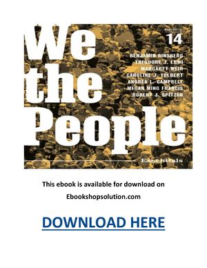 We The People 14th Edition Pdf
