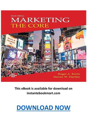 Marketing The Core 9th Edition Pdf