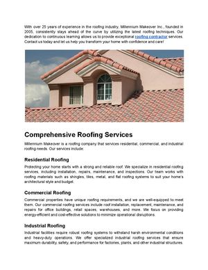 Millennium Makeover, Inc - Expert Roofing Contractor in Boynton Beach, FL