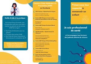 Plaquettes Onco Fertilité Professionnel de santé