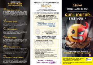 BROCHURE PREVENTION JEUX Casino Impérial