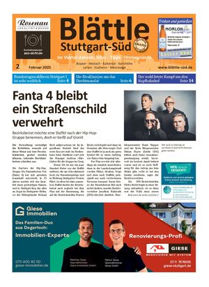 Blättle Stuttgart-Süd 2/2025