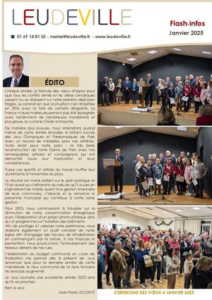 Flash Infos 01 Janvier 2025