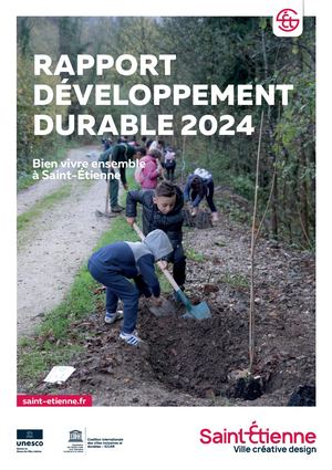 Rapport développement durable Ville de Saint-Étienne 2024