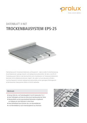 x-net Datenblatt Trockenbausystem Eps Fermacell Estrich Element 25 De