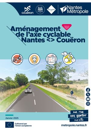 Axe cyclable Nantes - Coueron / Carnet de chantier N°2