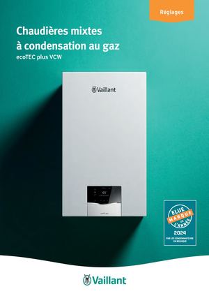Reglages Vaillant Eco TEC VCW FR