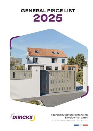 Tarif DIRICKX le savoir-embellir 2025_EN