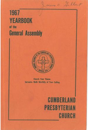 1967 Yearbook of the Cumberland Presbyterian Church