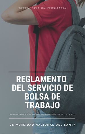 Reglamento Del Servicio De Bolsa De Trabajo - UNS