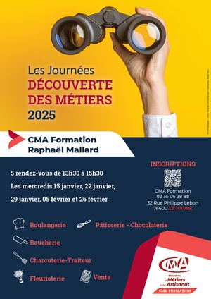 Affiche journées découvertes Raphaël Mallard