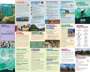 Carte vélo Ariège Pyrénées 2025