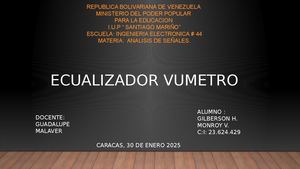 Proyecto Vumetro 1 Presentacion