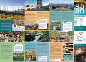 Carte touristique Ariège Pyrénées 2025