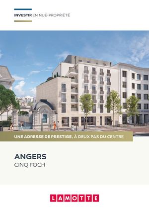 Le Cinq Foch (Nue-Propriété) à Angers (49) - Programme immobilier neuf - Lamotte