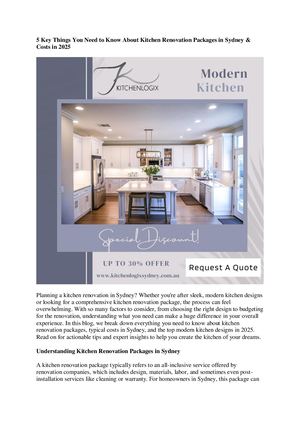 Calaméo - Kitchen Renovation Packages In Sydney & Costs In 2025