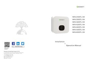 Manual Growatt Min TL Alma Solar