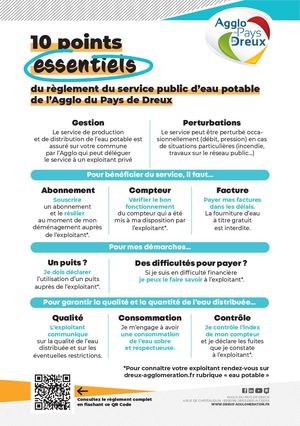 Points Essentiels Reglement Eau Potable