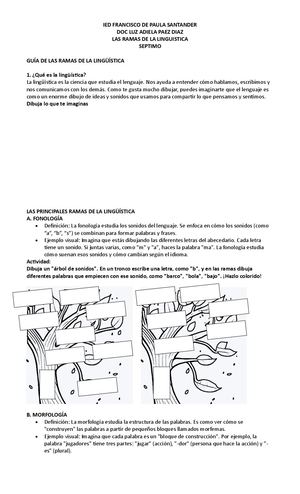 Inclusion 2025 Ramas De La Linguistica