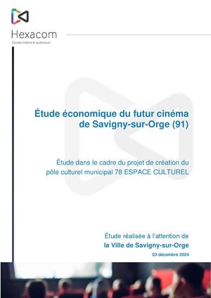 L'étude économique du centre culturel d'Alexis TEILLET