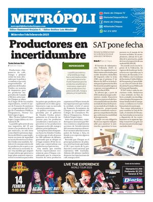 Metrópoli Miércoles 05 De Febrero 2025