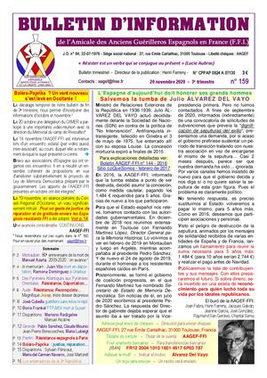 Bulletin Information Guérilleros N° 159