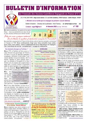 Bulletin Information Guérilleros N° 168