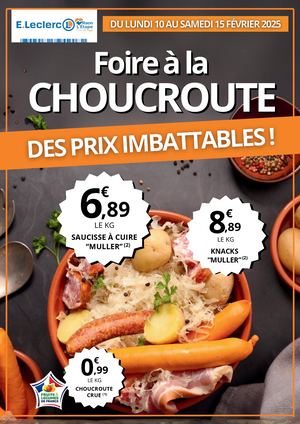 Foire à la Choucroute du 10 au 15/02