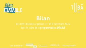 Restitution Défis Datable 2024