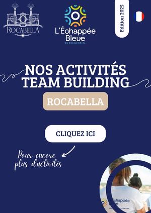 Catalogue activités et soirées Rocabella