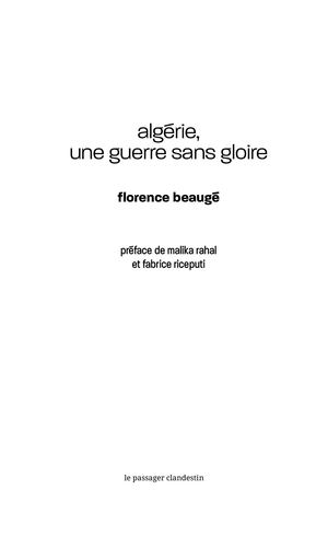 SP Algérie Une Guerre Sans Gloire