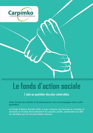 Le Fonds d'action sociale
