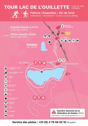 Piétons Solaise - Lac de l'Ouillette
