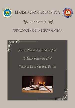 Revista Legislacion Educativa David Pérez