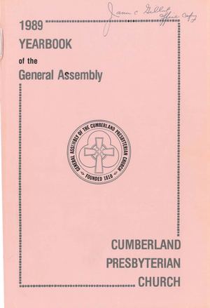 1989 Yearbook of the Cumberland Presbyterian Church