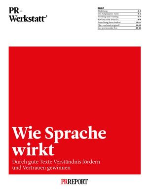 PRREPORT 01/2025 Werkstatt Vorschau
