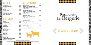 La Bergerie - Desserts - H24/25
