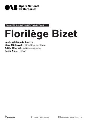 Clorilège Bizet dimanche 9 février 2025