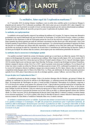 LA NOTE DU CESA N°585