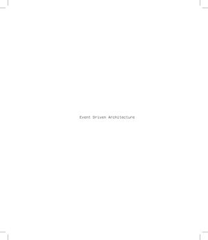 0-100 Event Driven Architecture